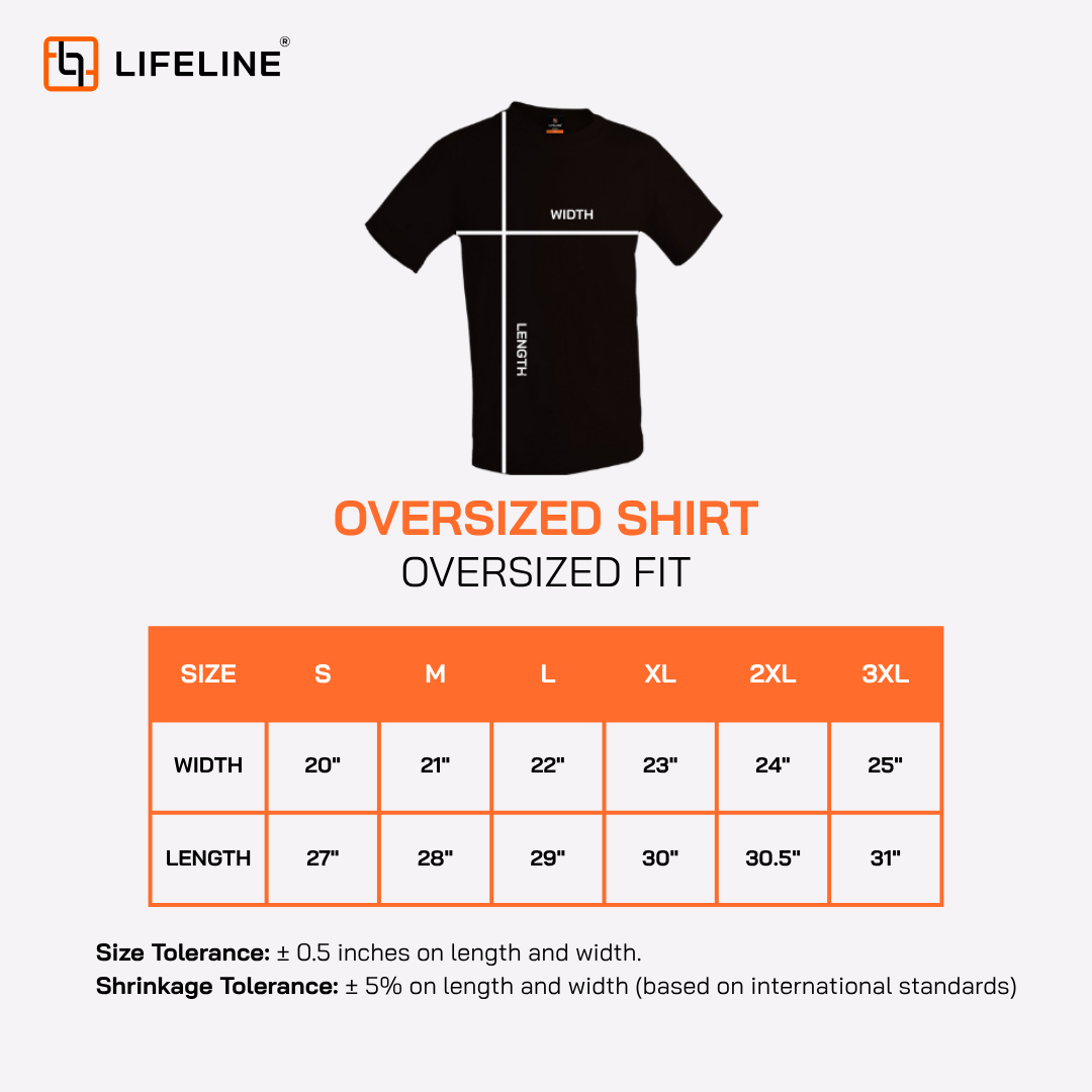 Lifeline Oversized Shirt with Pocket